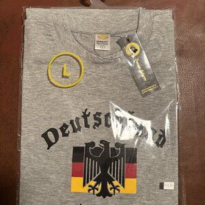 Deutschland Germany Brand New Sealed Large T-Shirt, Gray